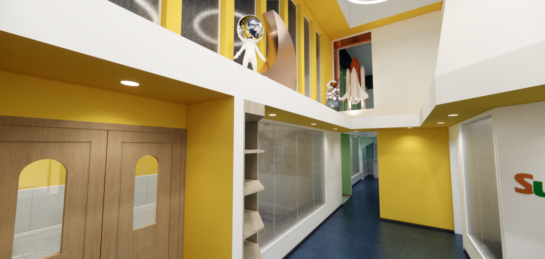 【托育機構(gòu)】空間設計-希蒙樹托育早教裝修設計全案(圖8) 【托育機構(gòu)】空間設計-希蒙樹托育早教裝修設計全案(圖8)