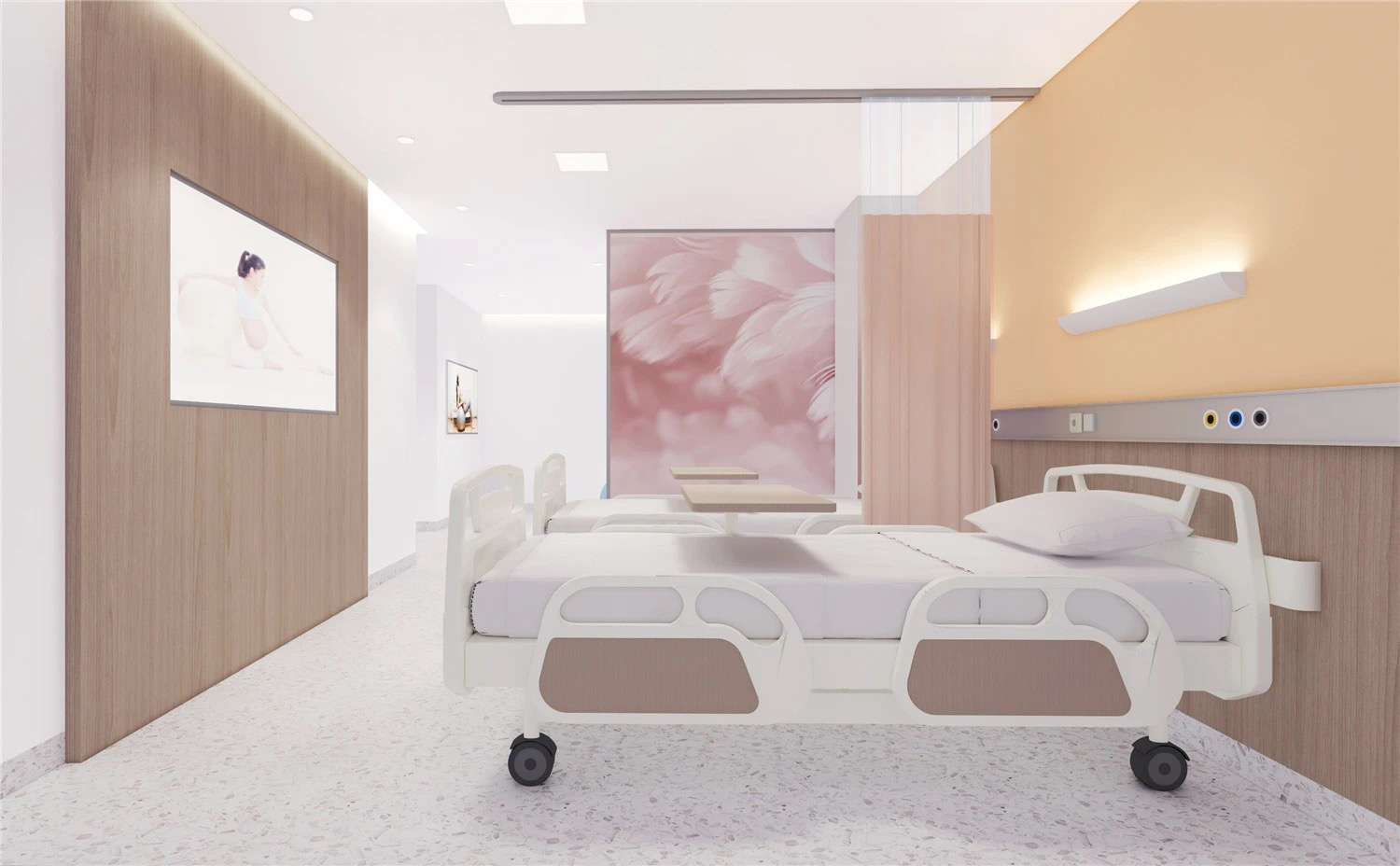 【醫(yī)院案例】婦產(chǎn)醫(yī)院這樣設(shè)計(jì)，簡而不失其華！(圖2)