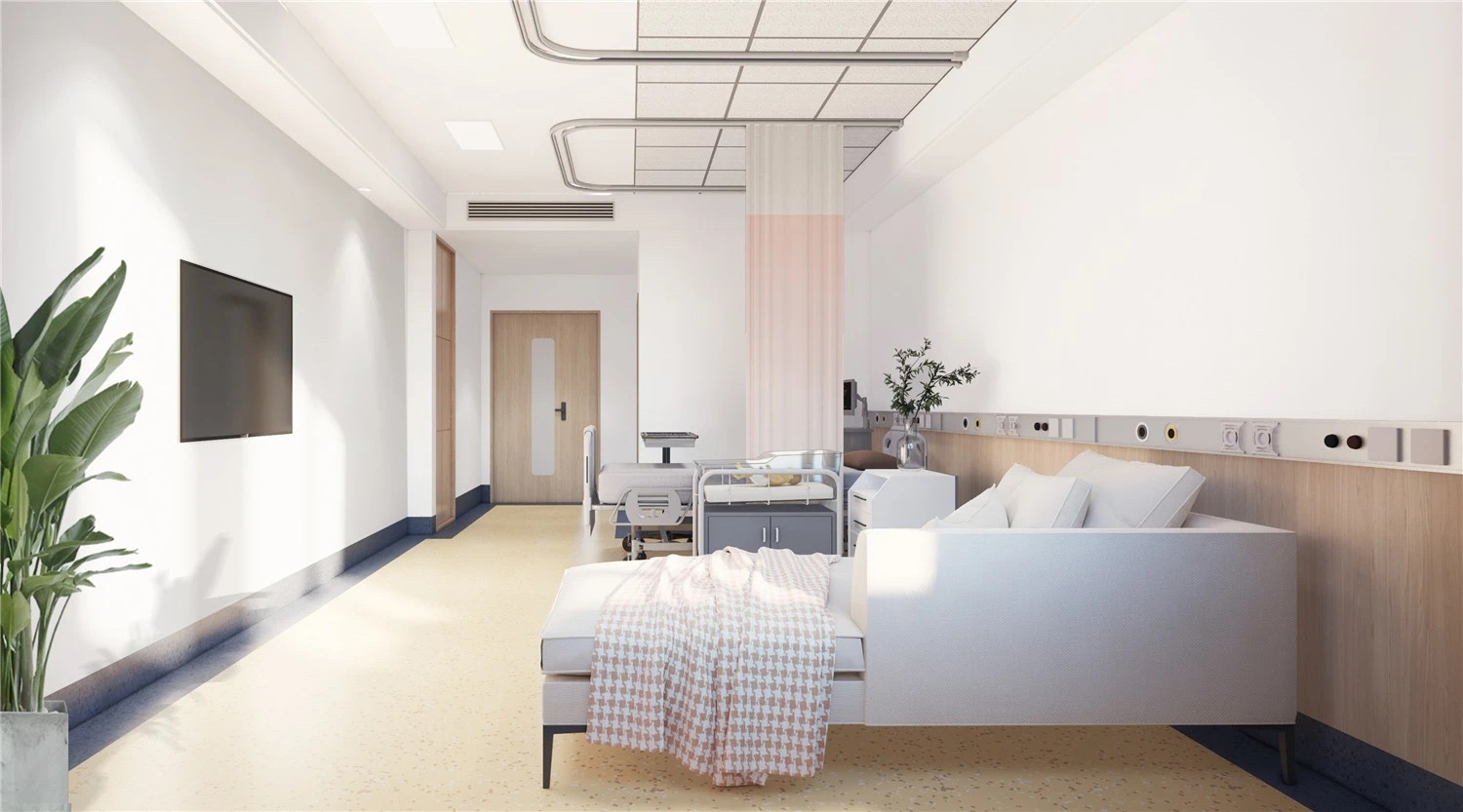 【醫(yī)院案例】婦產(chǎn)醫(yī)院這樣設(shè)計(jì)，簡而不失其華！(圖3)