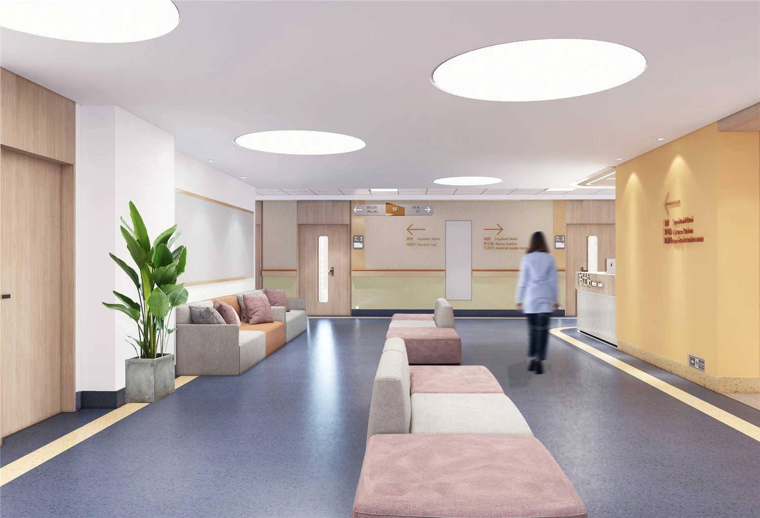 【醫(yī)院案例】婦產(chǎn)醫(yī)院這樣設(shè)計(jì)，簡而不失其華！(圖11)