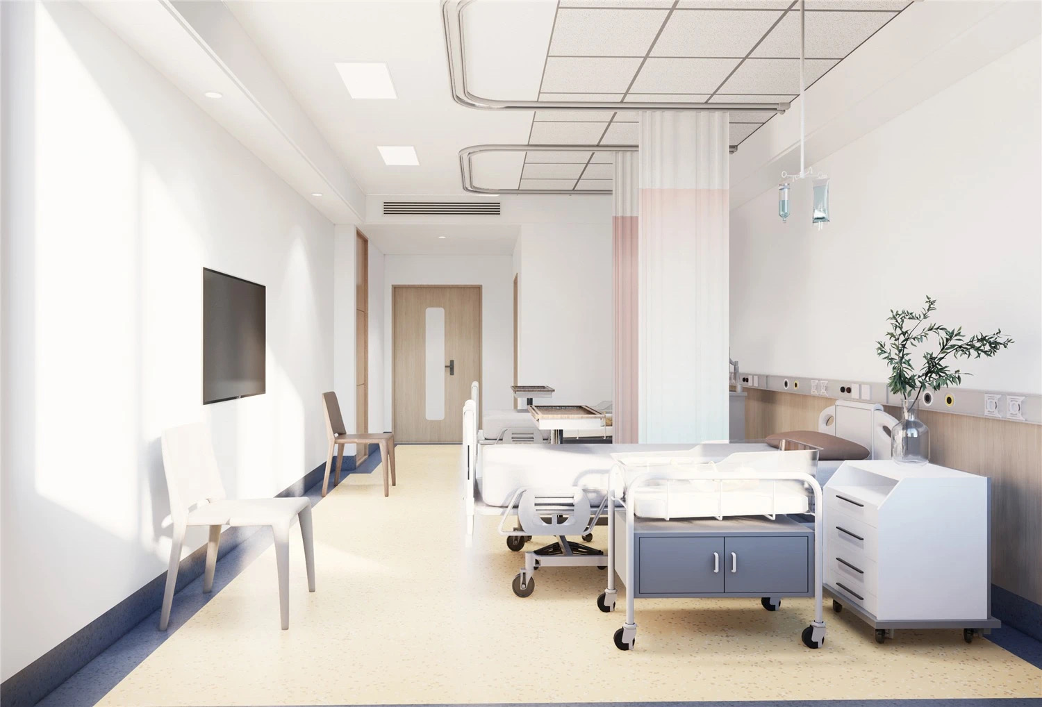 【醫(yī)院案例】婦產(chǎn)醫(yī)院這樣設(shè)計(jì)，簡而不失其華！(圖5)