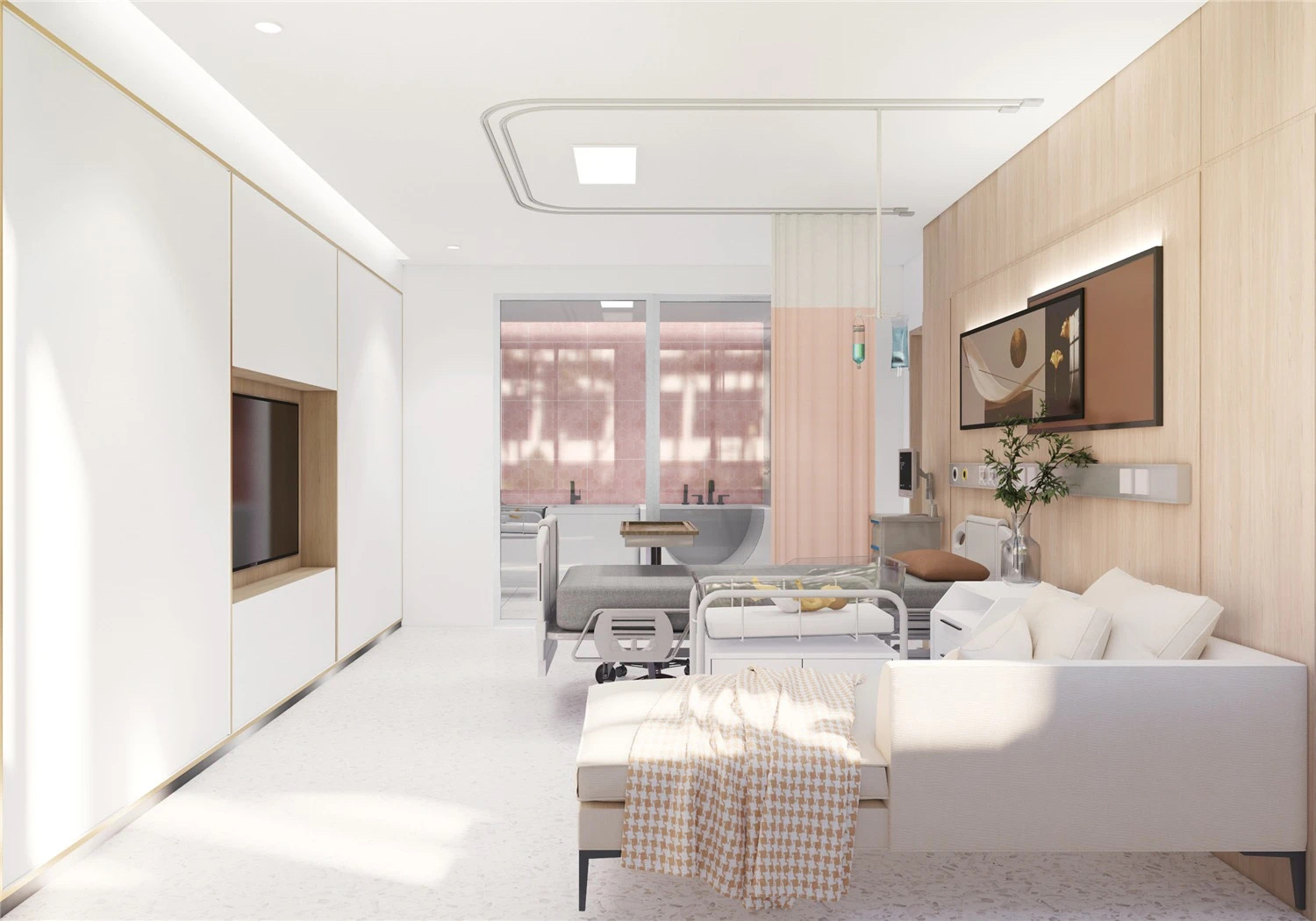 【醫(yī)院案例】婦產(chǎn)醫(yī)院這樣設(shè)計(jì)，簡而不失其華！(圖6)