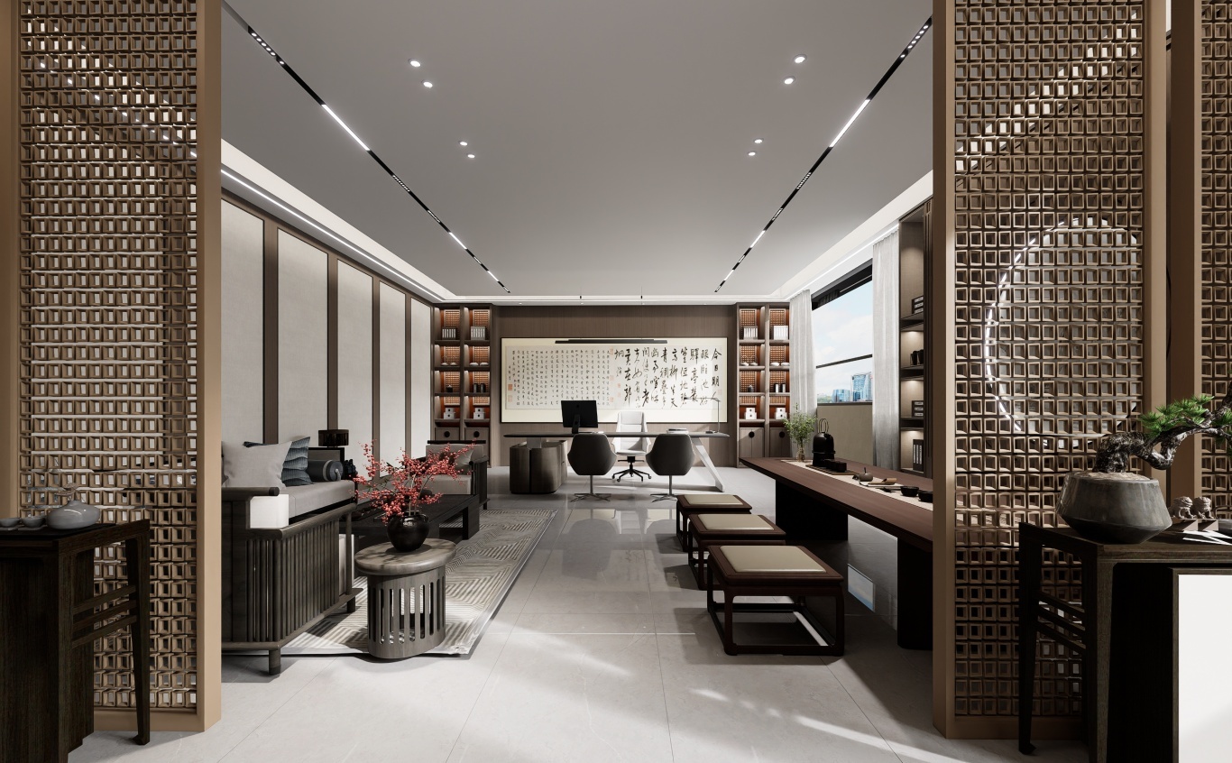 【設計案例】普照國康醫(yī)藥辦公室項目概念設計——以空間敘事，筑品牌基因(圖38)